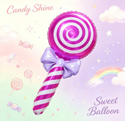 Festive Lollipop Candy Balloons Set - 36-Piece Colorful Party Decorations for Birthdays, Weddings & Events